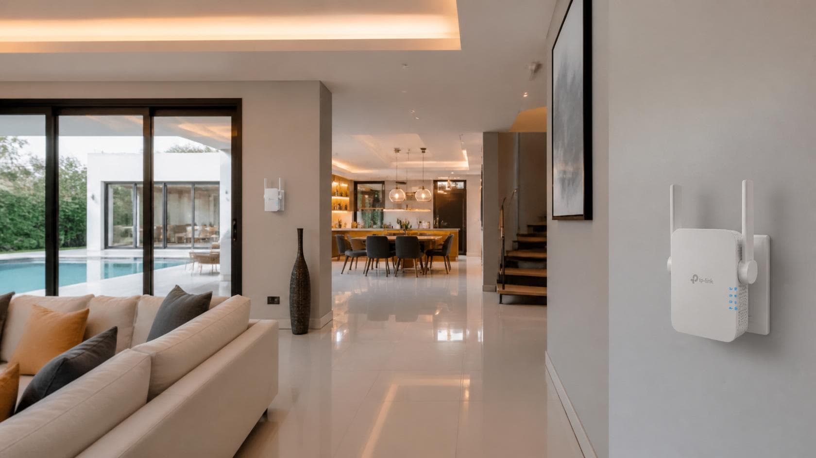 WiFi extender and mesh node installation in Dubai