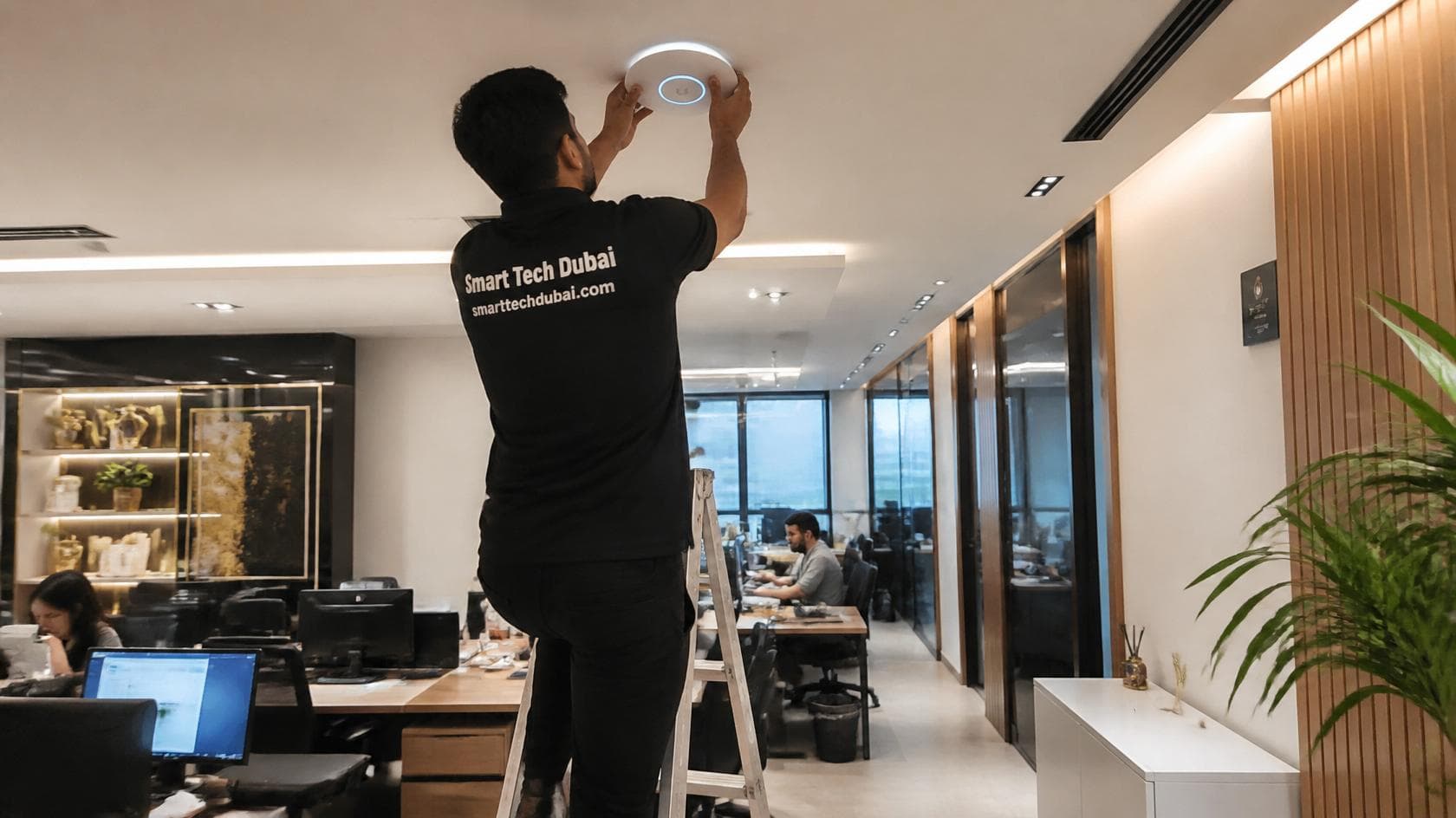 New WiFi 6 router installation and setup in Dubai