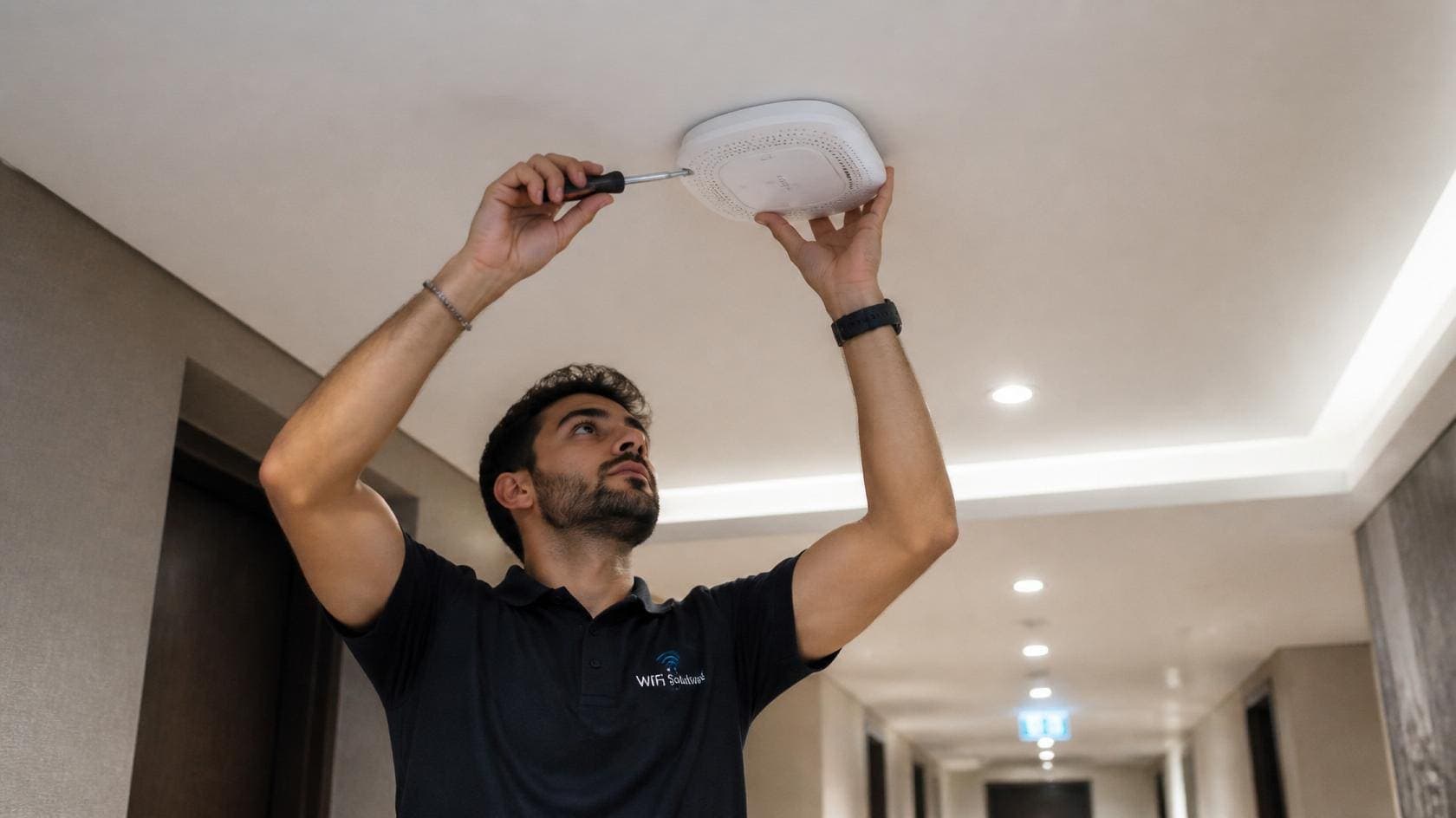 Hotel and restaurant guest WiFi installation in Dubai