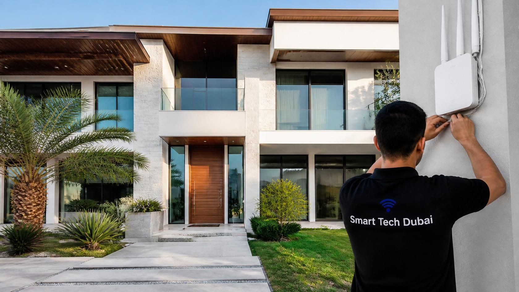 Meydan Villa — Full UniFi WiFi with 16 Access Points