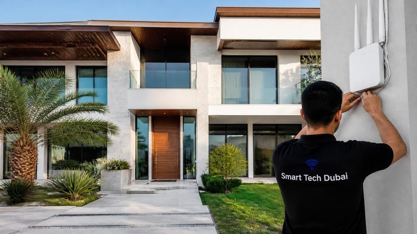 Meydan Villa — Full UniFi WiFi with 16 Access Points